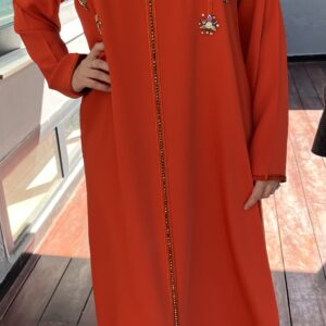 caftan perlé et brodé