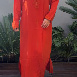 Jelaba crepe premium orange